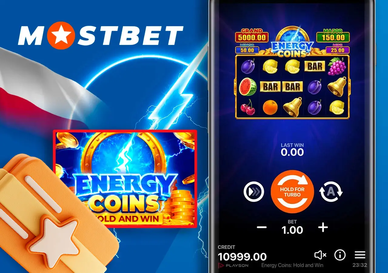 Zagraj w Energy Coins: Hold and Win na Mostbet i otrzymaj bonus powitalny